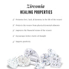 3/4 CT Contemporary Zircon Dangle Earrings in Gold Zircon - ( AAAA ) - Quality - Rosec Jewels